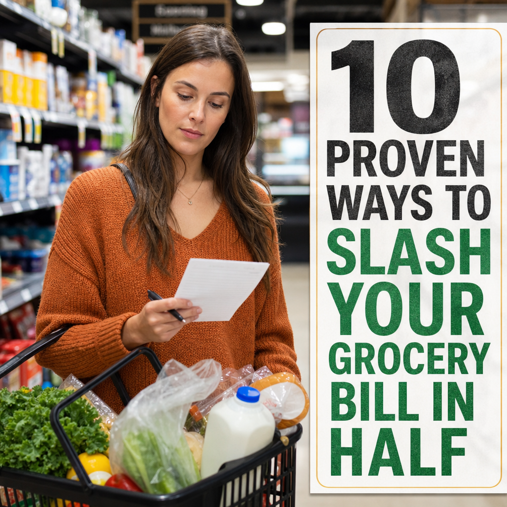“10 Proven Ways to Slash Your Grocery Bill in Half”