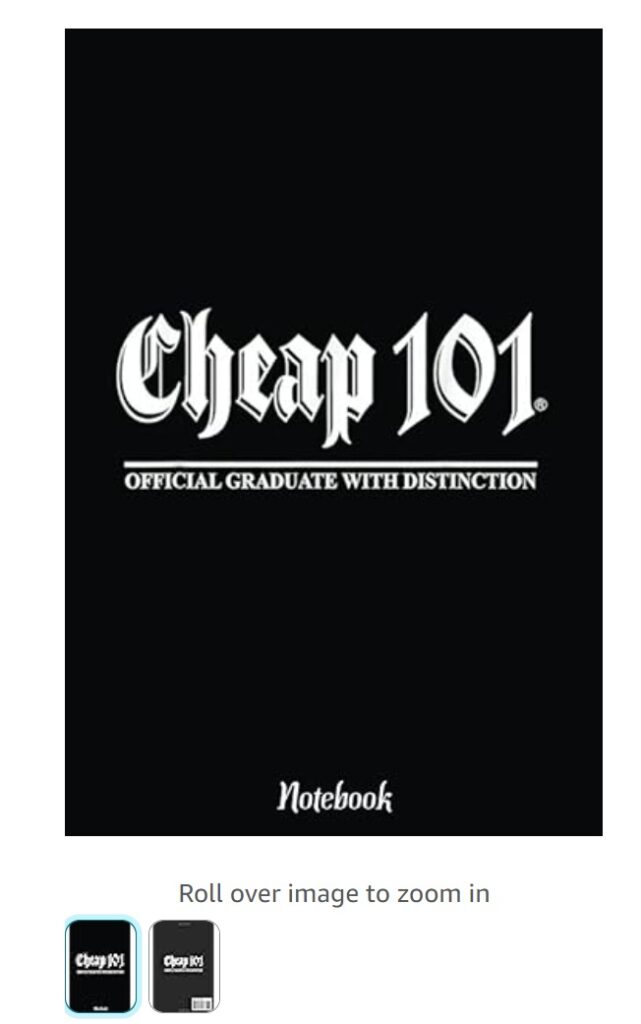 Cheap 101: Graduate of Distinction Notebook