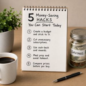 “5 Money-Saving Hacks You Can Start Today”