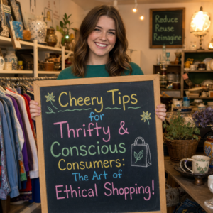 Cheery Tips for Thrifty & Conscious Consumers: The Art of Ethical Shopping!