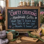 Crafty Creations: Handmade Gifts that Say ‘I Didn’t Just Buy This at the Last Minute, I Swear!’