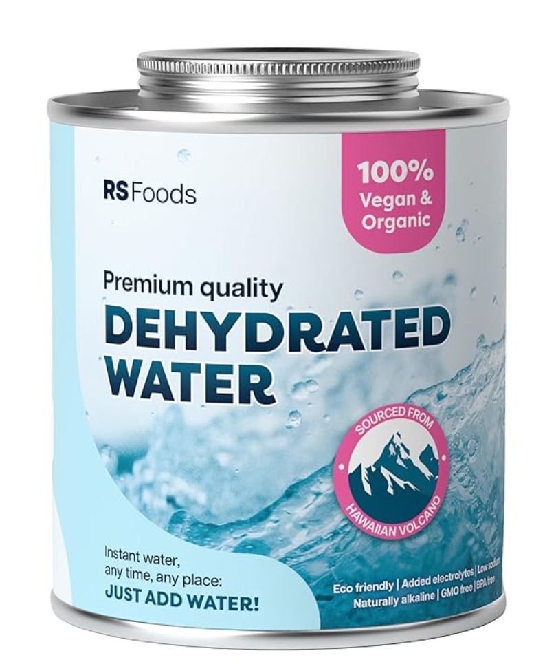 Dehydrated Water Can