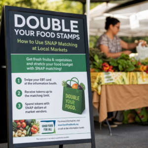 Double Your Food Stamps: How to Use SNAP Matching at Local Markets