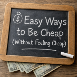 💰 Easy Ways to Be Cheap (Without Feeling Cheap)