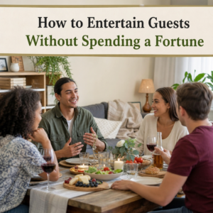 “How to Entertain Guests Without Spending a Fortune”