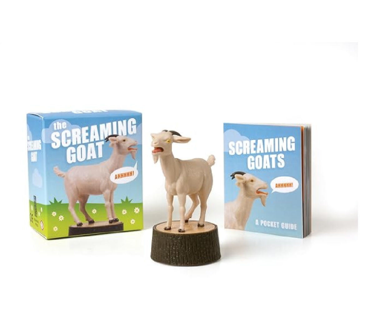 Screaming Goat Book & Figurine
