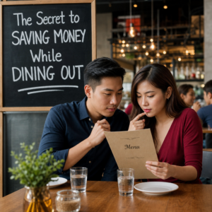 “The Secret to Saving Money While Dining Out”