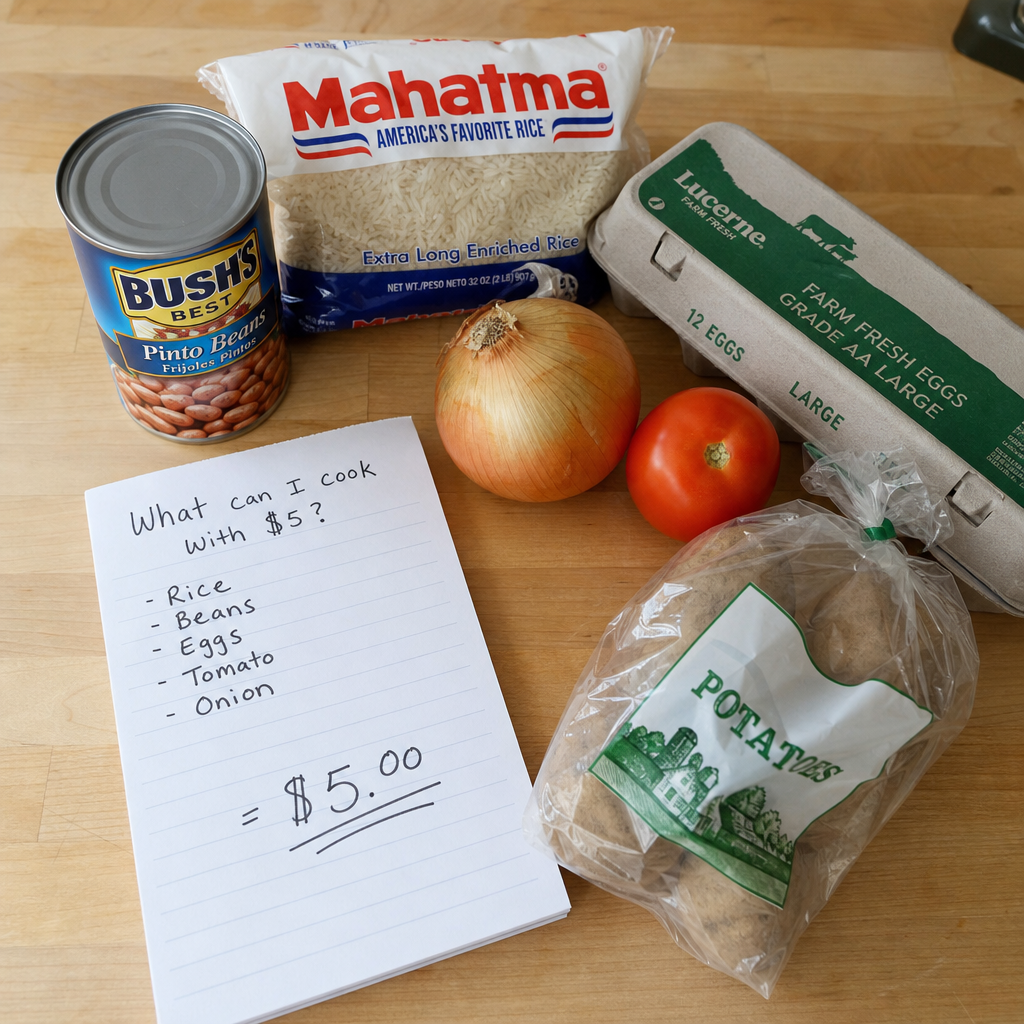 What Can I Cook With ? A Flexible Meal for a Small Budget What Can I Cook With ? A Flexible Meal for a Small Budget